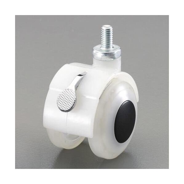双輪ウレタンキャスター(ボルトタイプ/ブレーキ付) 50mm EA986TC-350 1