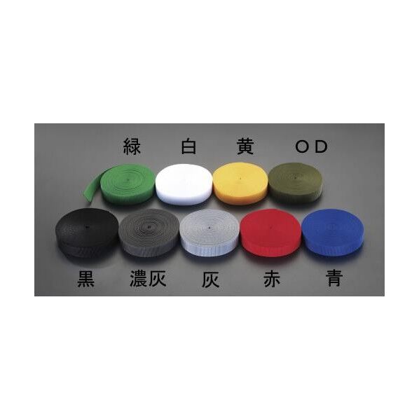 1.2x30mmx10M[PP製]平織ベルト(濃灰)