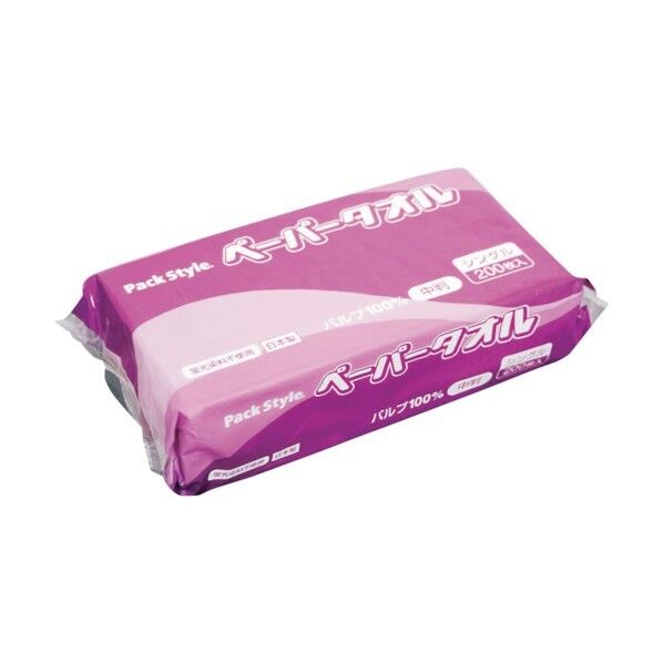 ペーパータオル パルプ紙 中判 458491 1点x30個