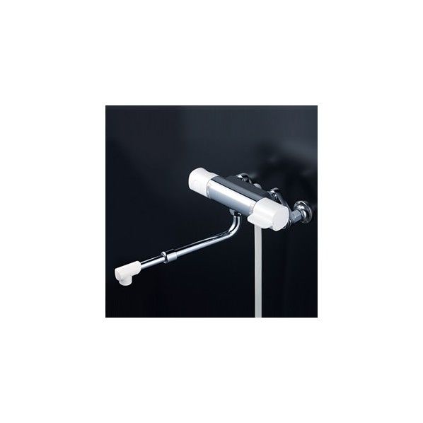 楽締めソケット付サーモスタット式シャワー 伸縮自在パイプ付 寒冷地対応 FTB100KWRJRS 1個