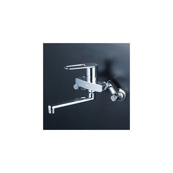 シングルレバー式混合栓 240mmパイプ付