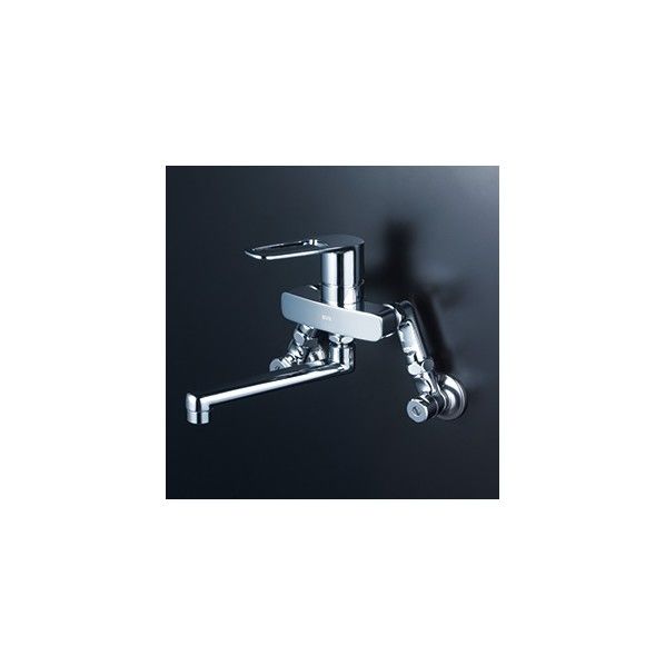 シングルレバー式混合栓 延長ソケット100mm付 寒冷地対応 MSK110KZEST 1個