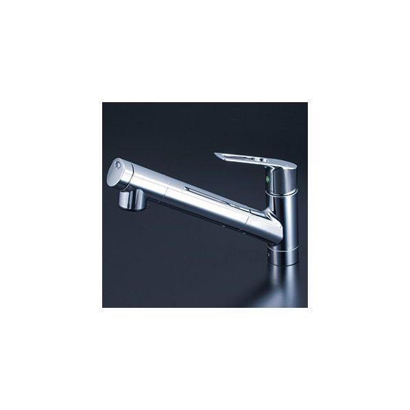 浄水器内蔵シングルレバー式シャワー付混合栓 上施工