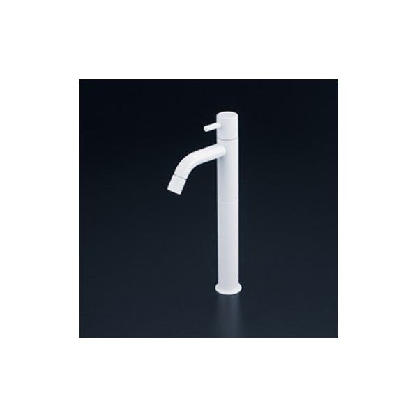 陶器用カラー水栓(立水栓) マットホワイト LFK612X-187M4 1個