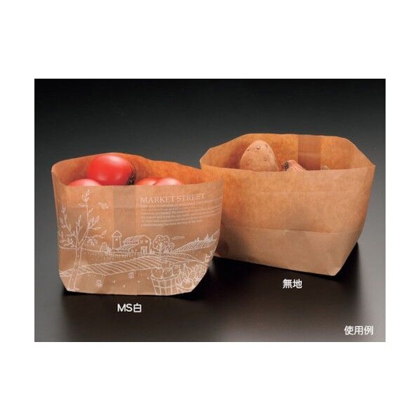 SH舟底バッグ 【浅】MS白取手無