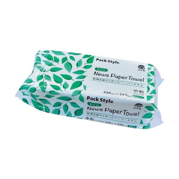 ニュ-スペーパータオル 中判リサイクル 555937 1点x30個