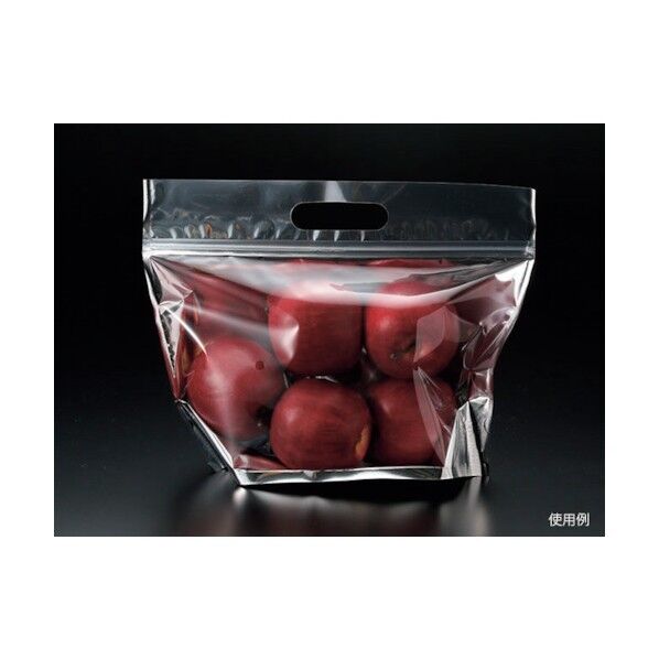 チャック付スタンド袋 M 銀 563559 1点x500枚