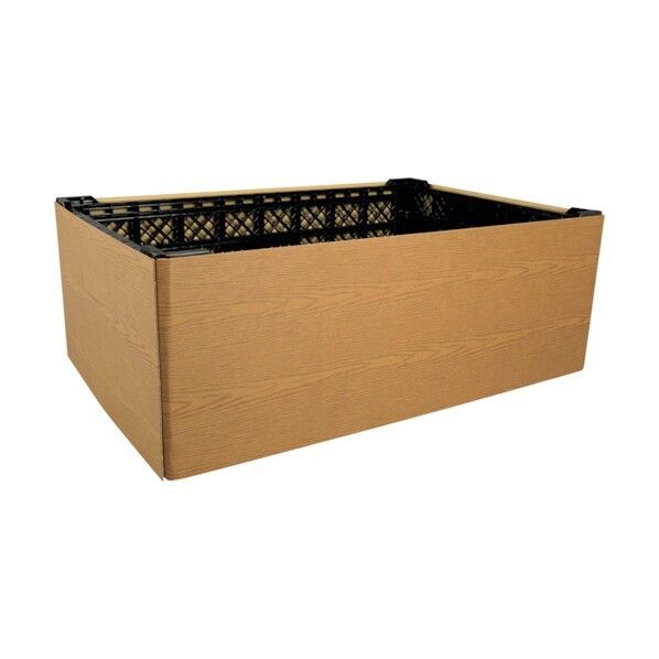 コンテナスリーブエンボス茶無地 592594 1点x50枚