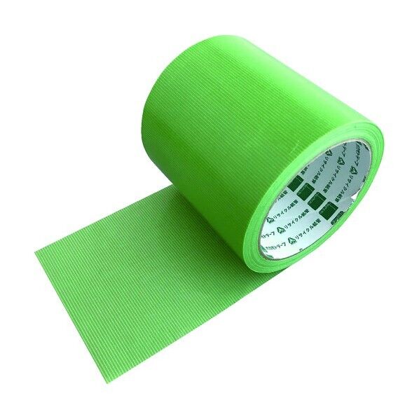 オカモト PETクロス養生用 418 ワカクサ 100ミリ 418U100 1点×18巻...