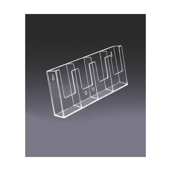 カタログスタンド 壁掛用 A4三つ折り縦×4列 4W104 1点x20個