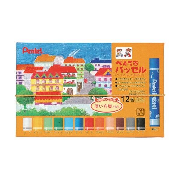 ぺんてる ぺんてるパッセル12色 使い方集付き GHPAR-12 1点×5個...