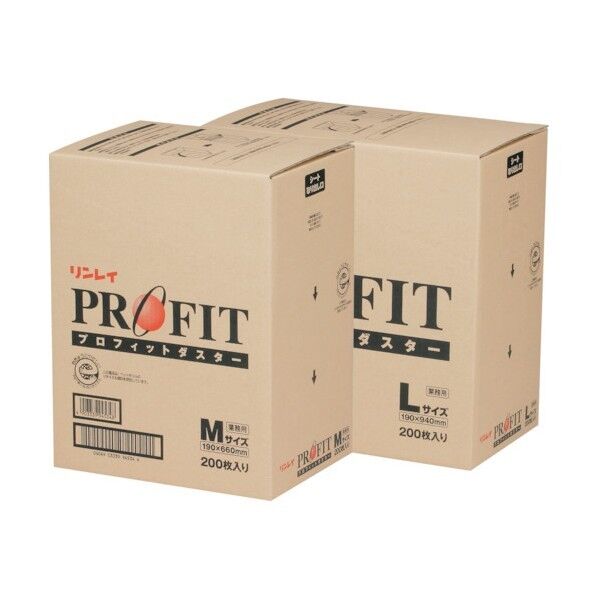 リンレイ プロフィットダスター エコタイプクロスM 945343 200枚×2箱...