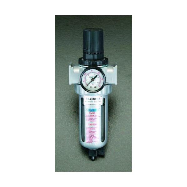 3/8 PTエアーレギュレーター付フィルター EA153AF-3 1