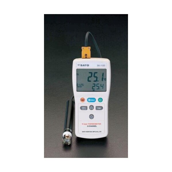 2点式デジタル温度計