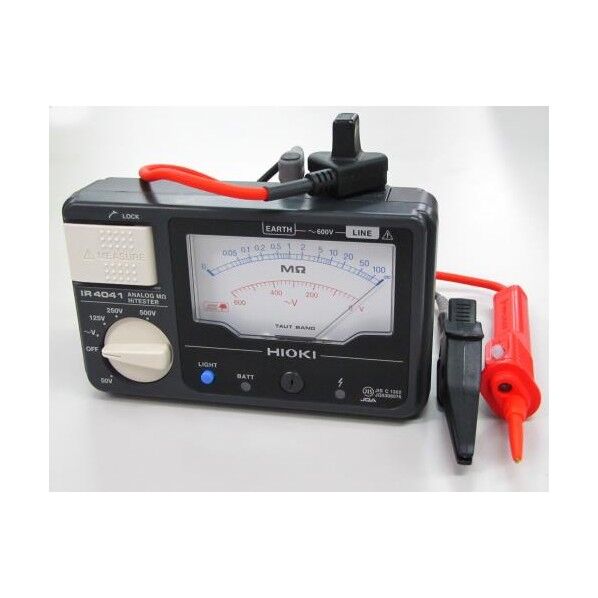 アナログ絶縁抵抗計(4レンジ)