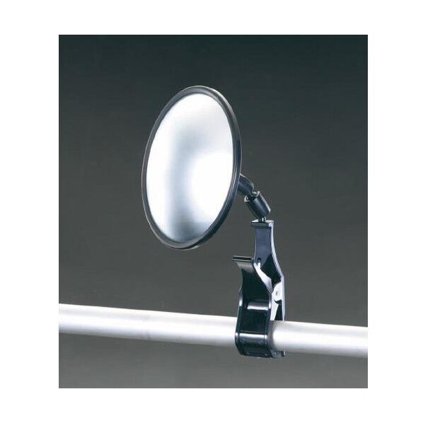 凸面ガレージミラー 黒 148mm EA724Z-14B 1