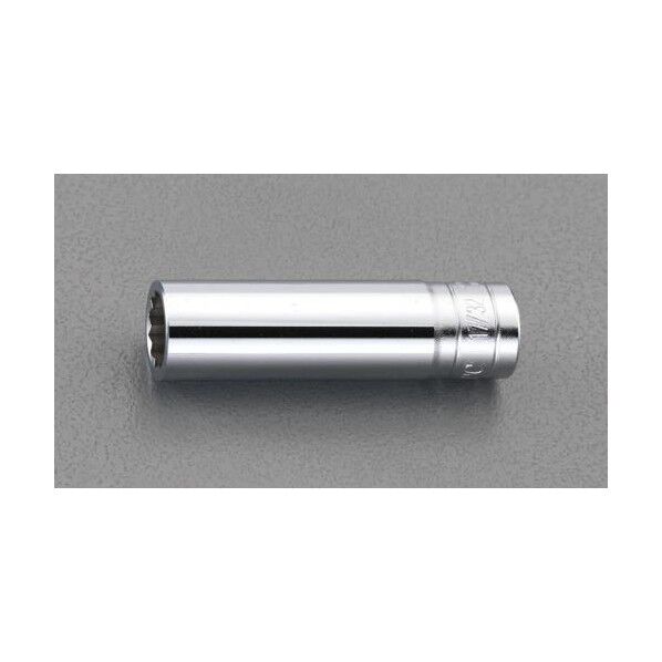 3/8 sqx7/16 ディープソケット(十二角) S:7/16、D1:16mm、D2:17mm、H:12mm、L:65mm、l:53.5mm EA618PN-106 1