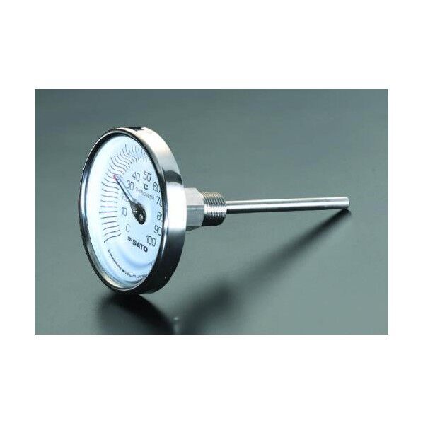 0~100℃/150mmバイメタル式温度計