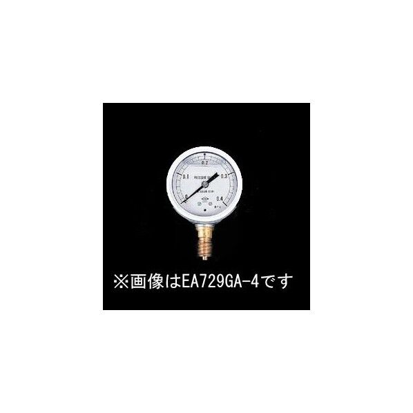 60mm[0-0.2MPa]圧力計[耐震型] EA729GA-2 1