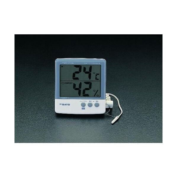 最高・最低・温度・湿度計 EA742GA 1