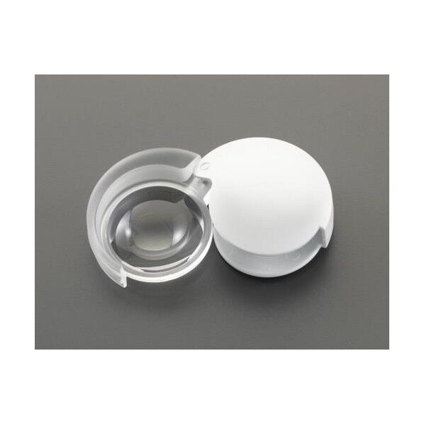 x10ポケットルーペ 白 35mm EA756B-43 1