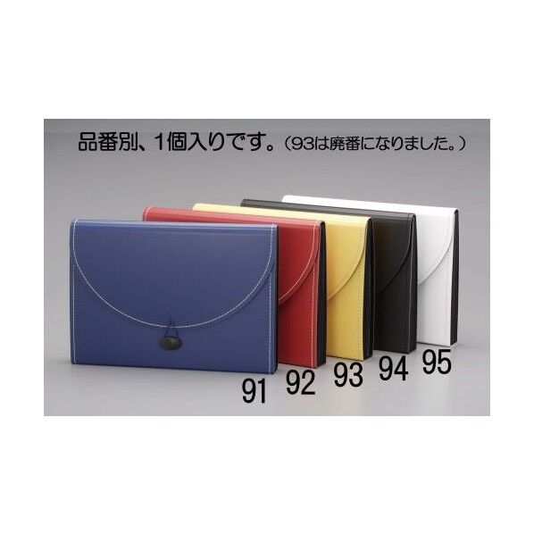 ドキュメントバッグ 245×330×43mm ブルー EA762CF-91