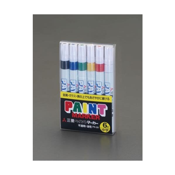 6本組[中字]ペイントマーカー EA765MP-6 1