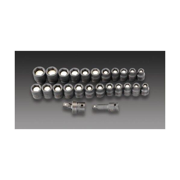 M付インパクトソケット(メトリック・インチ) 1/2sq EA164DV-6 1