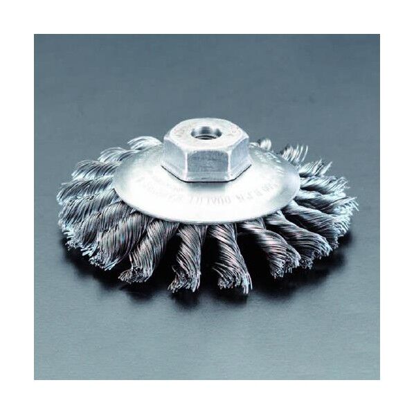 M10[スチール製]ベベル型ツイストブラシ