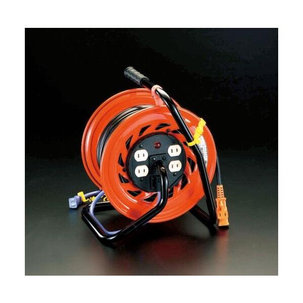 [元置型]コンセント固定リール 100V×30m EA815DA-11 1