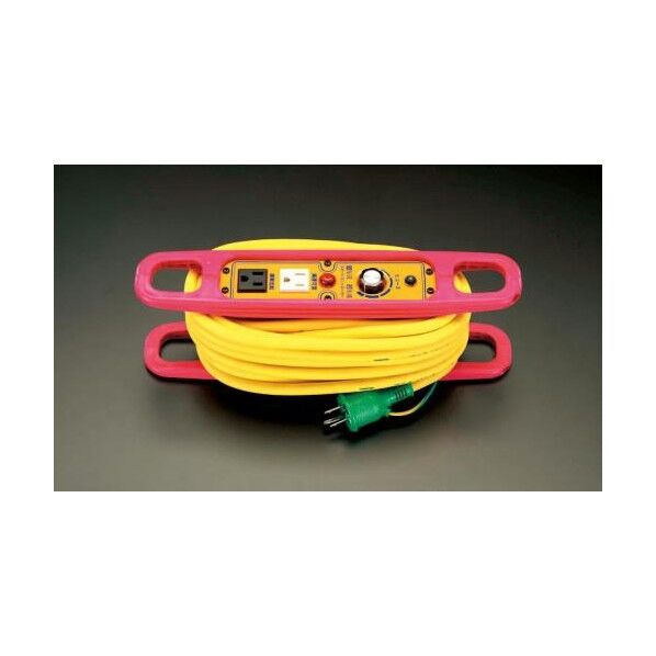 [アース･スピコン･ブレーカー付]リール 100V×10m EA815DR-1 1