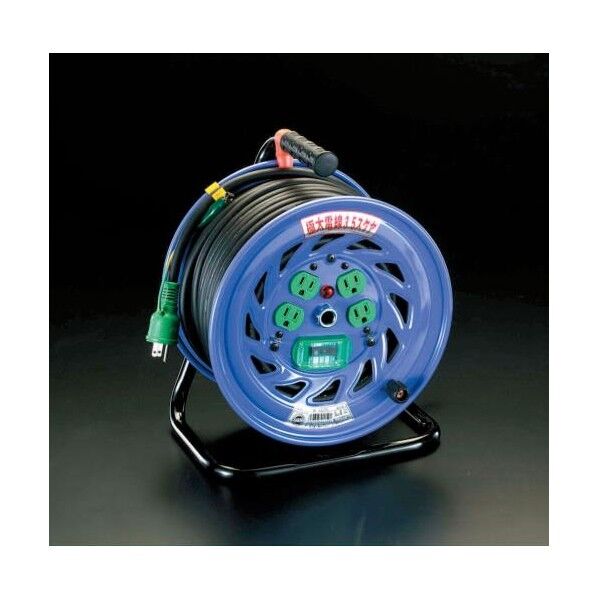 [極太]漏電遮断/コードリール 100V×30m EA815DT-2 1