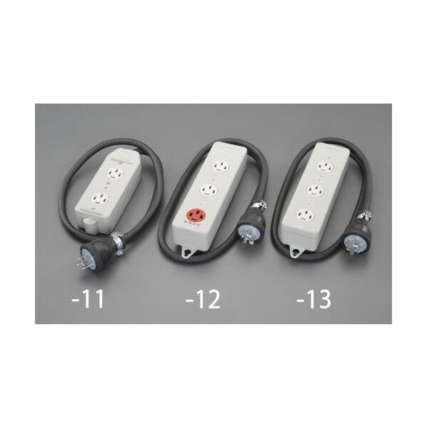 250V/20A三相タップ(正転2口) 1.0m EA815GR-11 1