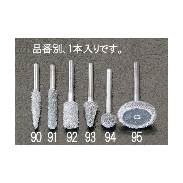 超硬ロータリーバー 19.0×4.5mm3.2mm軸 EA818E-95 1