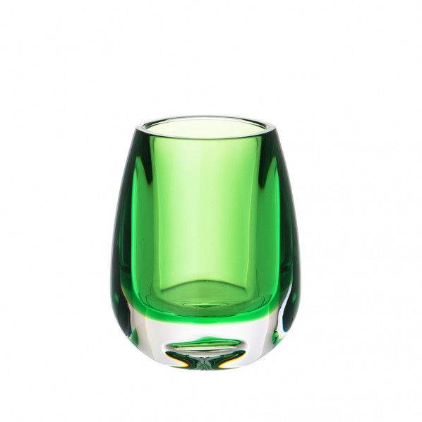 クリスタルポリカーボネイト 一輪挿し W104*D80*H130 PC-F007GR 1個