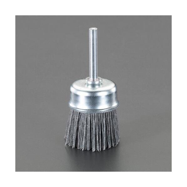 砥粒付ブラシ #80/40mm6mm軸 EA819BY-1 1