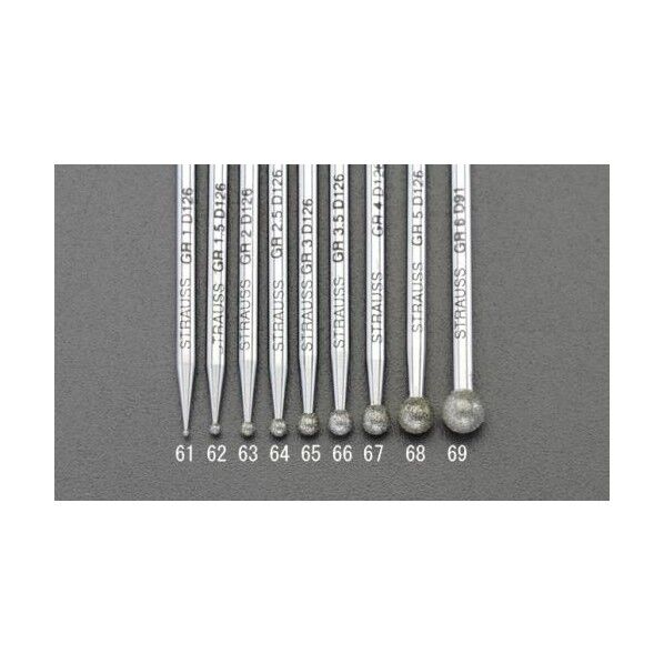 φ1.5mm[3mm軸]ダイヤモンドバー