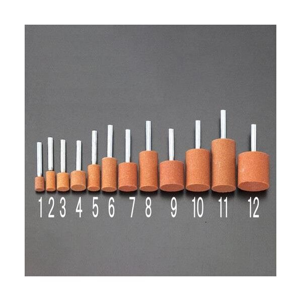 16x16mm[橙]6mm軸付砥石