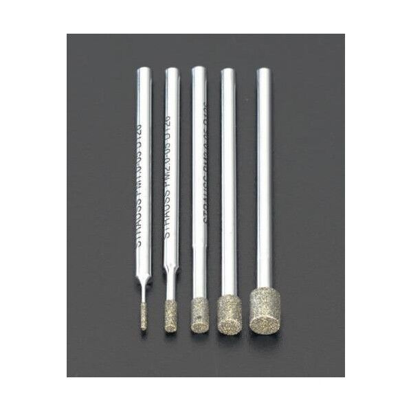 [3mm軸]5本組ダイヤモンドロータリーバー