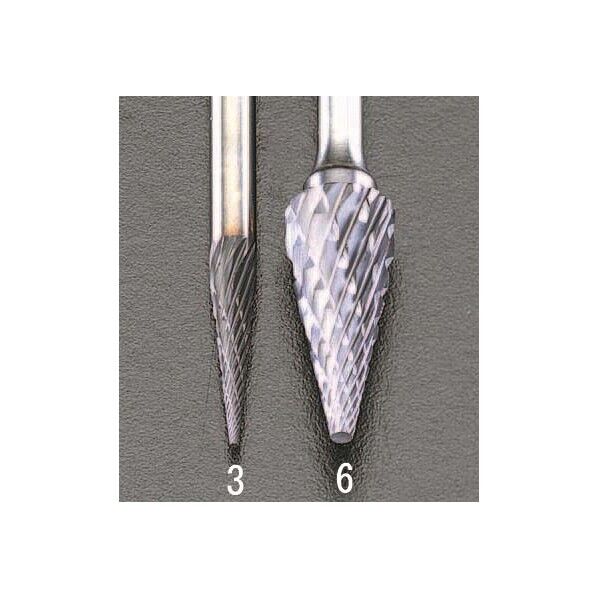 3x11mm/3mm軸[Coated]超硬バー EA819PF-3 1