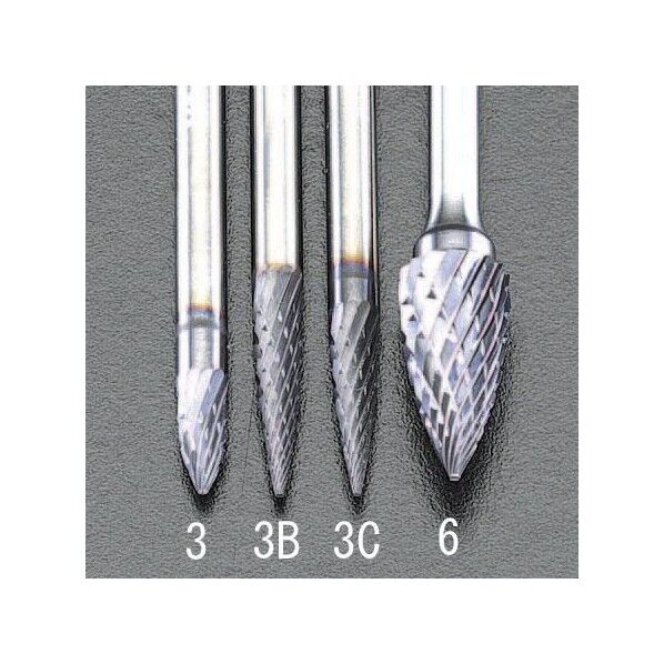 3x10mm/3mm軸[Coated]超硬バー EA819PK-3B 1