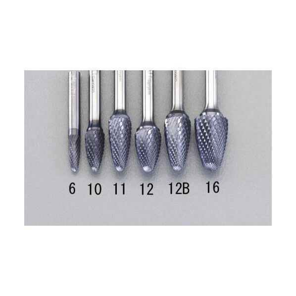 10x19mm/6mm軸[Coated]超硬バー EA819VE-10 1