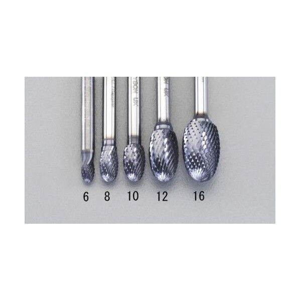 6x10mm/6mm軸[Coated]超硬バー