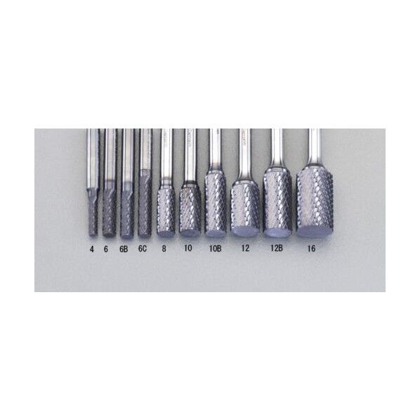 6x19mm/6mm軸[Coated]超硬バー EA819VA-6 1