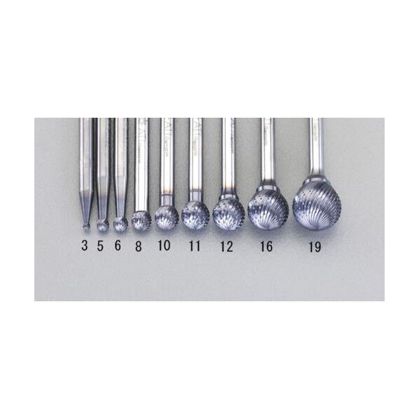 8x7.2mm/6mm軸[Coated]超硬バー