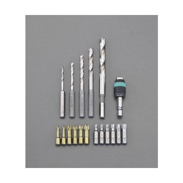 17本組[PZ･Torx]木工用ドリルビットセット