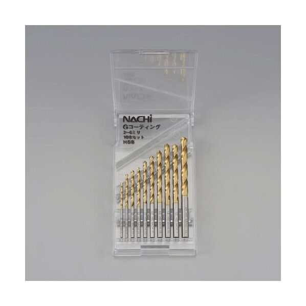 2.0-6.0mm10本組[TiN-HSS]ドリルセット