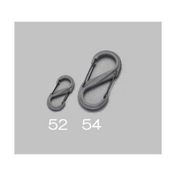 87x40mmSカンスナップフック(ステンレス製) フォリッジグリーン EA638AD-54 1個