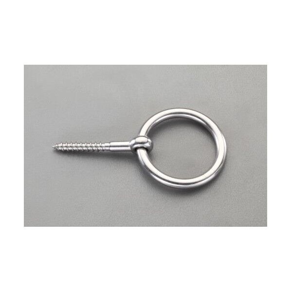 1/2 x121mm/75mm径リングスクリュー(ステンレス製) A:12.7mm、B:82.6mm、C:120.7mm、D:74.7mm、E:143.5mm EA638BS-13 1