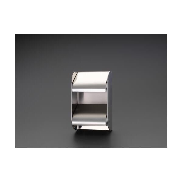 トイレットペーパーホルダー(ステンレス製/2連) 138(W)×69(D)×220(H)mm EA638LD-13 1